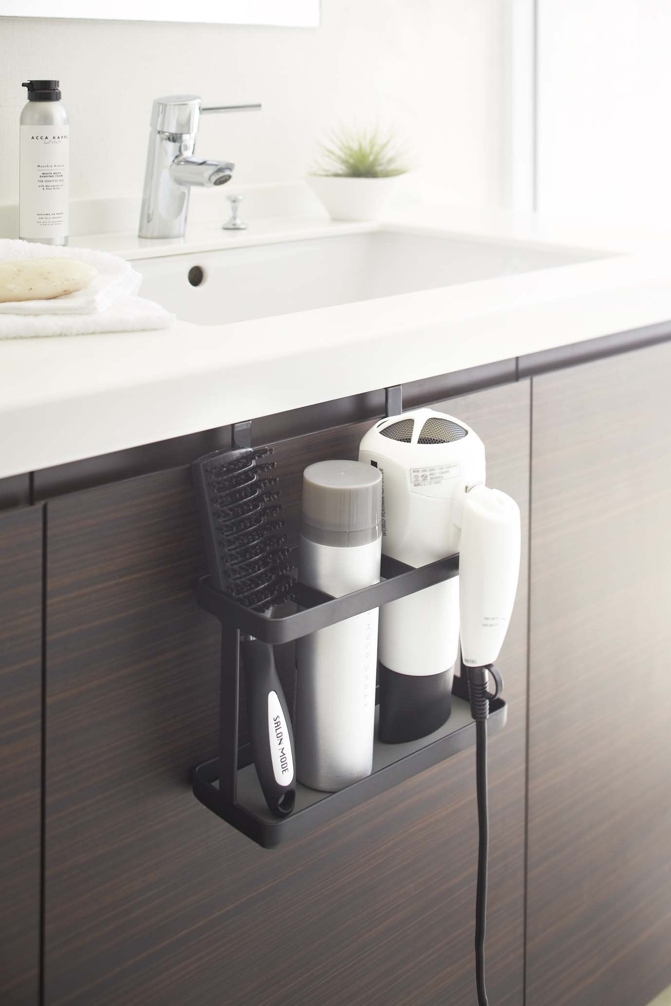 Haircare Home Appliances Holder  Steel  Hair Care, One Size, Black