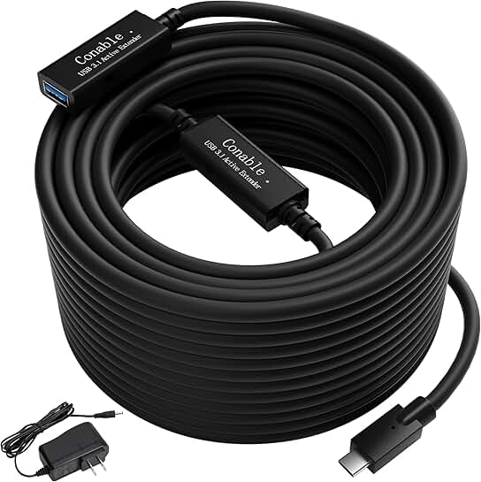 50FT USB C to USB A Extension Data Cable