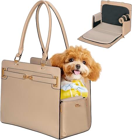 Stylish 2-in-1 Dog and Cat Travel Carrier