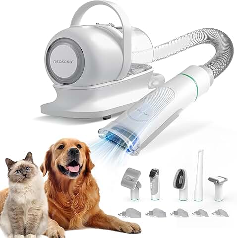 Pet Grooming Kit with Vacuum and Clippers for Dogs and Cats