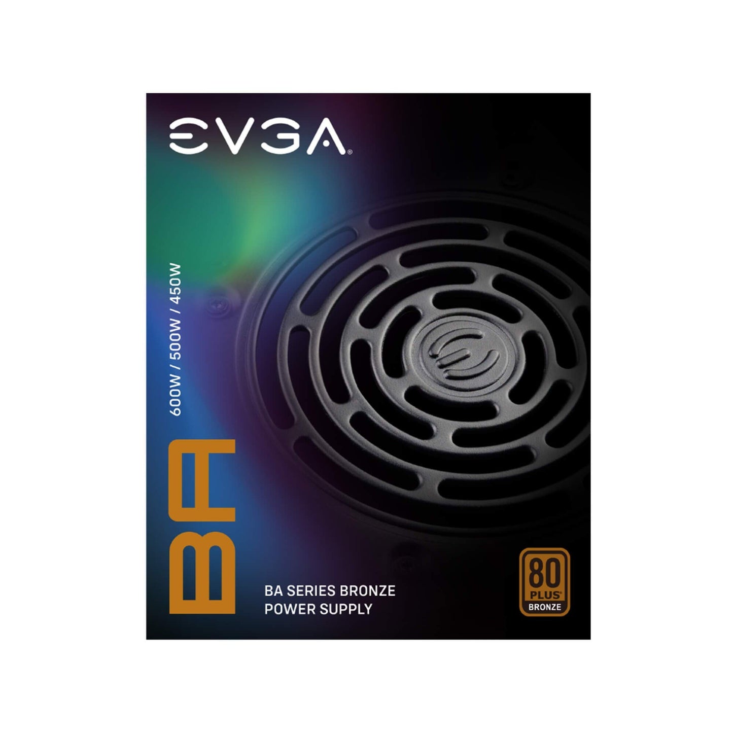 600 Ba, 80 Plus Bronze 600w, Power Supply 100-Ba-0600-K1