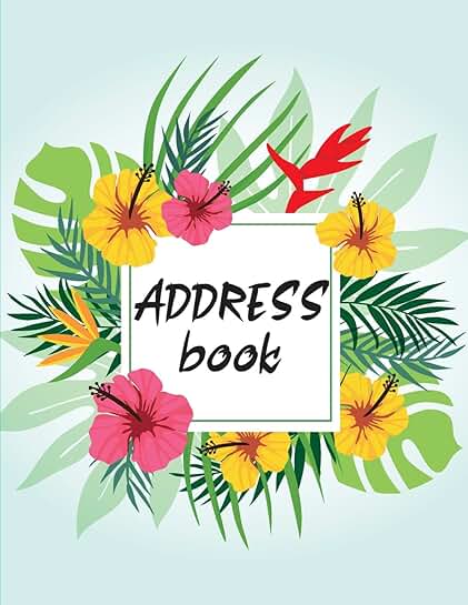 Large Print Address Book with 300+ Contacts