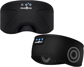 Wireless Sleep Headphones with Washable Eye Mask and Headband