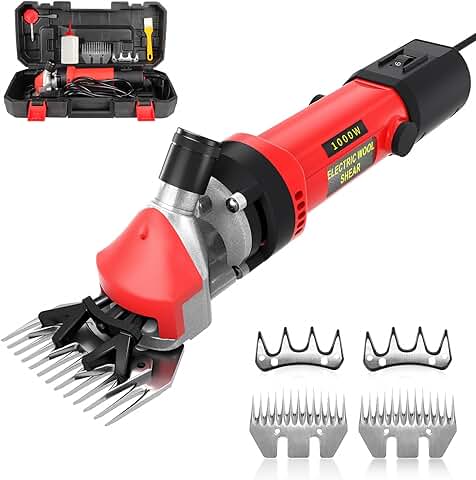 Electric Sheep Shears for Farm Livestock, 1000W