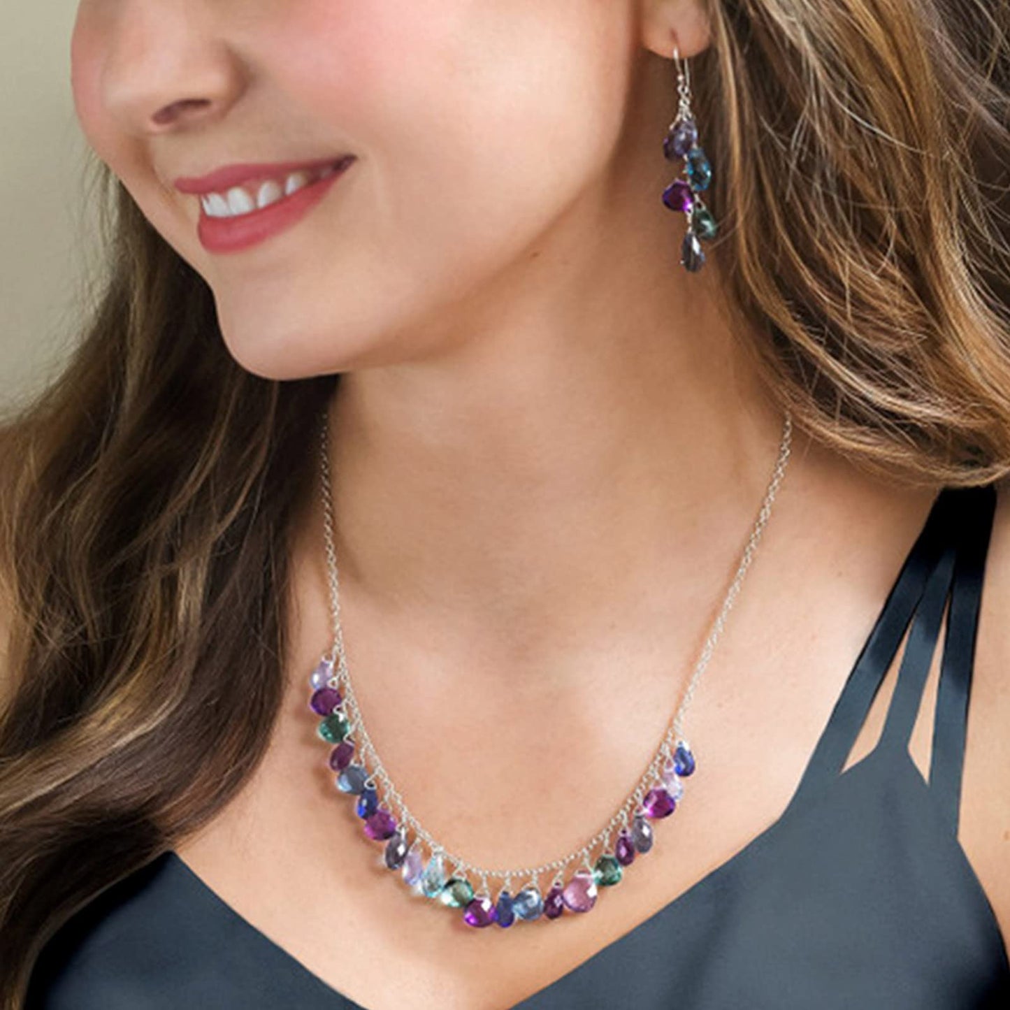 10 Colors Teardrop Glass Beads for Jewelry Making