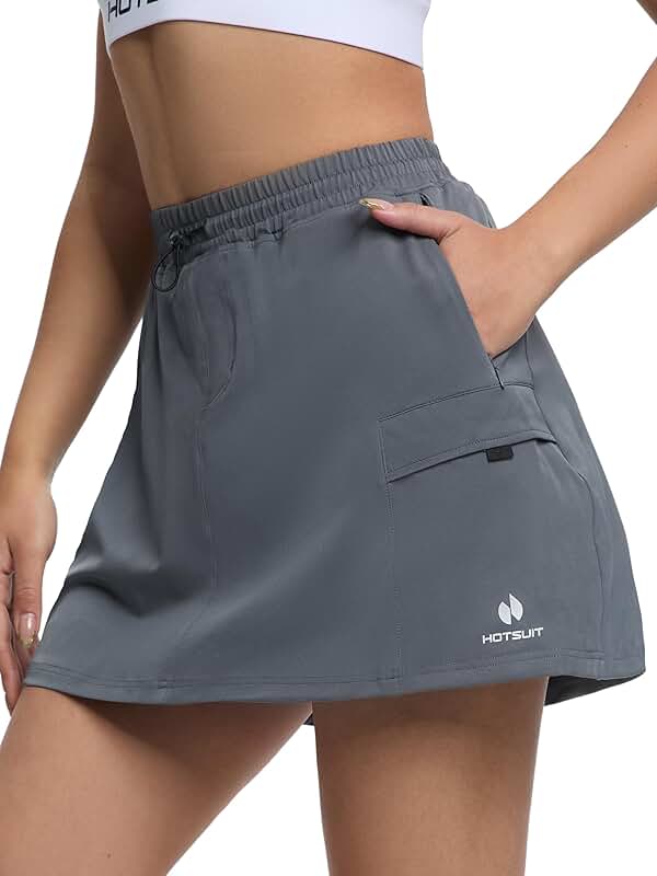 Women's Cargo Skirt with Pockets for Hiking and Sports