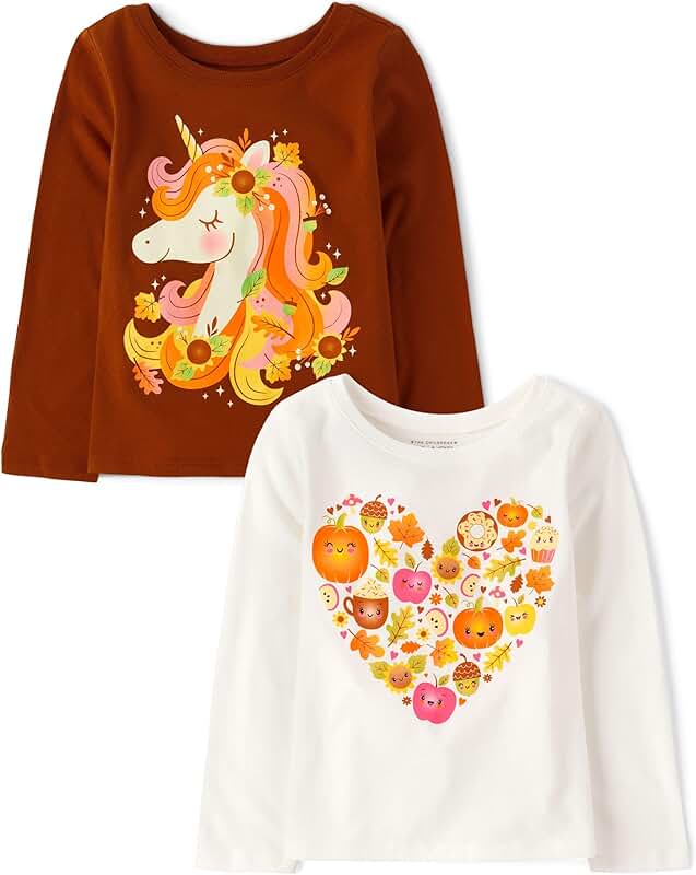 Baby and Toddler Holiday and Birthday Long Sleeve T-Shirts Pack