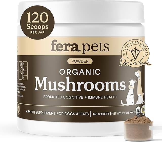 Mushroom Supplement for Dogs & Cats with Turkey Tail