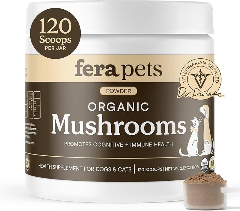 Mushroom Supplement for Dogs & Cats with Turkey Tail