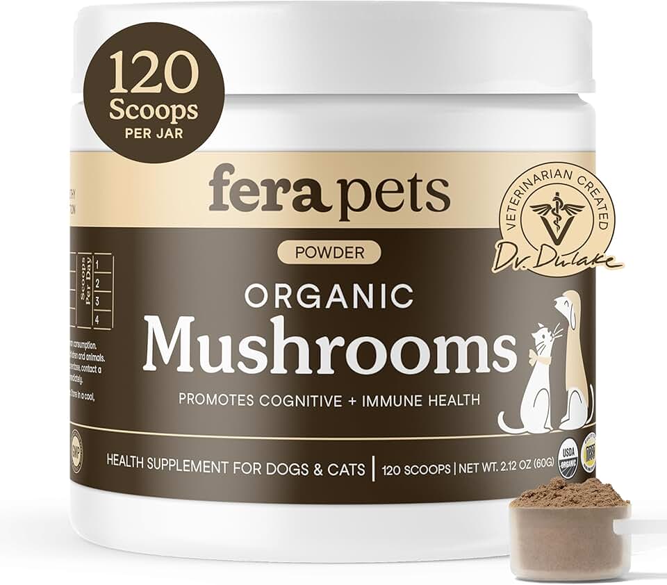 Mushroom Supplement for Dogs & Cats with Turkey Tail