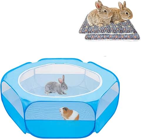 2 Pcs Washable Guinea Pig and Small Animal Bed Mats