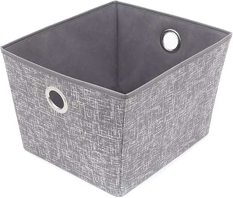 Large Non Woven Open Cube Storage Bin with Handles