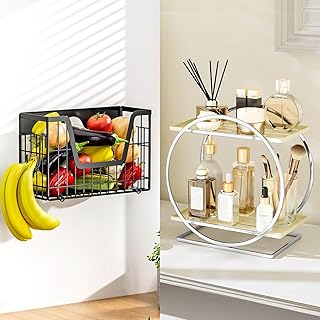 Perfume and Magnetic Shelf Organizer for Dresser