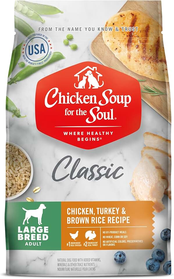 All Natural Large Breed Dog Food with Real Meat