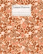 Elementary and High School Lesson Planner with Leopard Cover