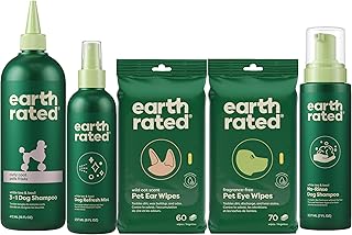 Dog Grooming Kit with Shampoo, Wipes, and Refresh Mist