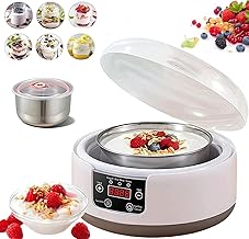 Electric Greek Yogurt Maker with Timer and Temperature Control