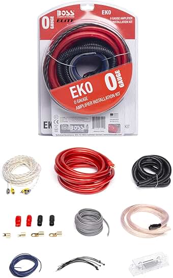 Amp Installation Wiring Kit for Car Audio System