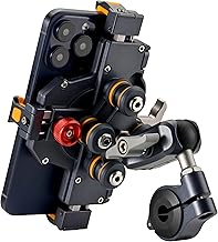Aluminum Motorcycle Phone Mount with Vibration Dampener