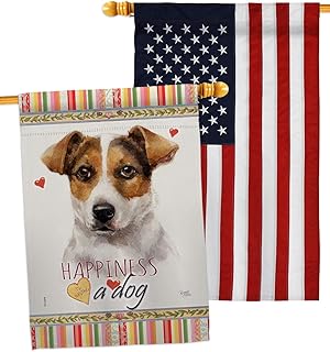 Russell Terrier House Flag Pack for Dog Lovers