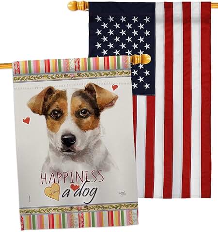 Russell Terrier House Flag Pack for Dog Lovers