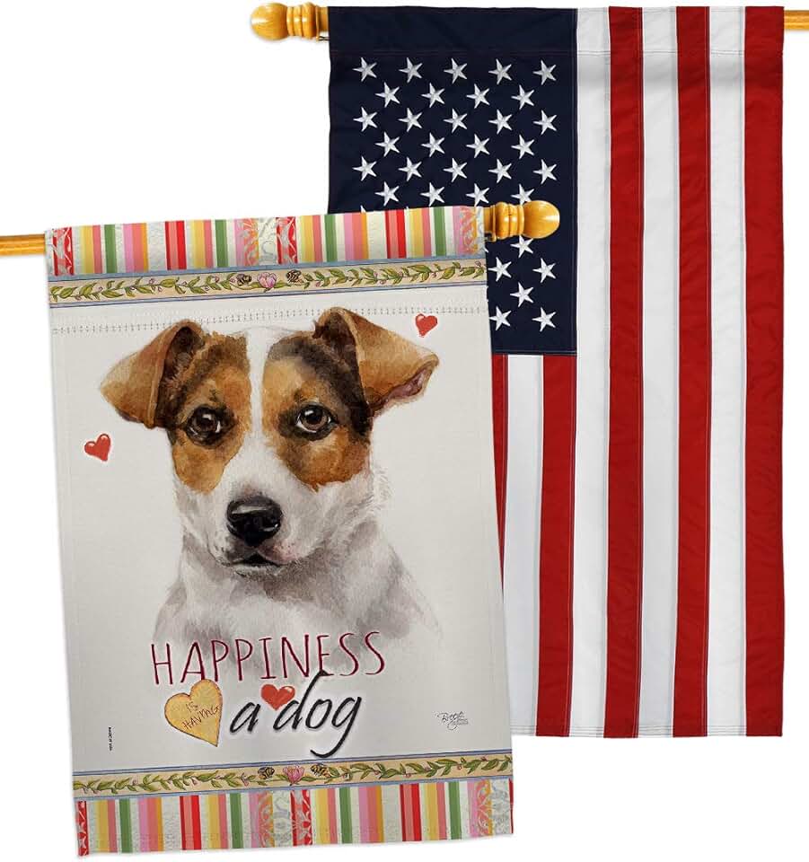 Russell Terrier House Flag Pack for Dog Lovers