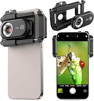 Portable Digital Microscope with LED and UV Lamp