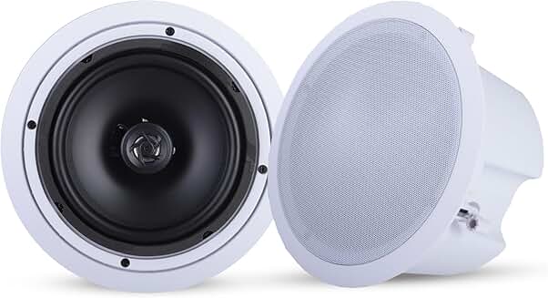 Pair 8" In-wall Full Range Ceiling Speakers