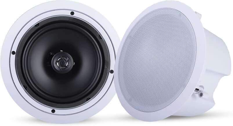 Pair 8" In-wall Full Range Ceiling Speakers