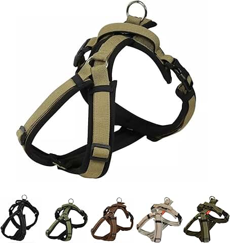 Adjustable Padded No-Pull Dog Harness for Small and Medium Dogs
