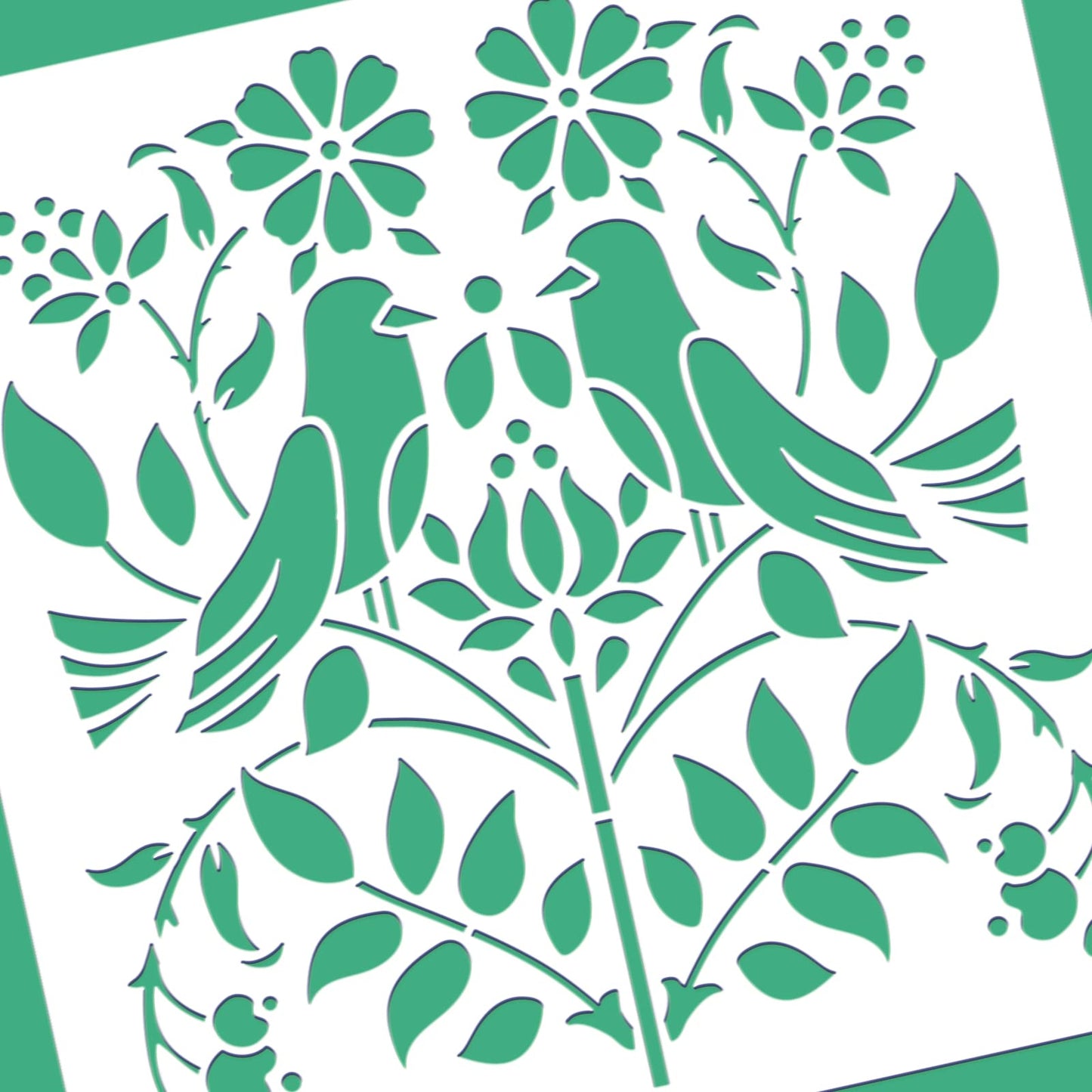 Hungarian Folk 12x12 Inch Template for Scrapbook and Decor