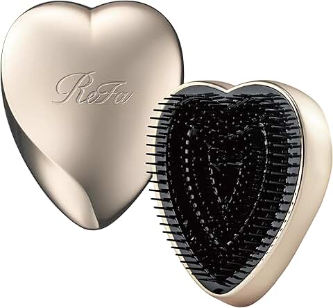 Heart-Shaped No-Tangle Brush for Thick Hair