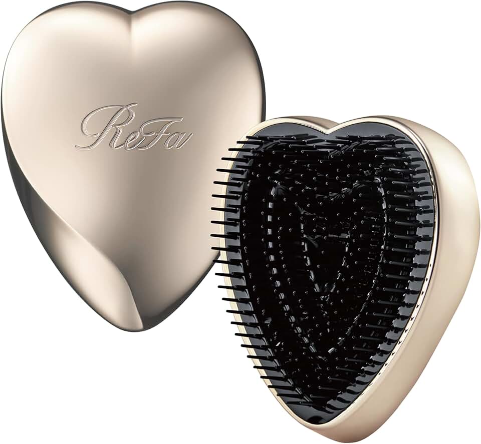 Heart-Shaped No-Tangle Brush for Thick Hair