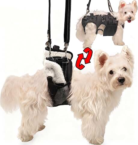Dog Lift Sling for Small Dogs, Hip and Leg Support