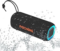 Portable Waterproof Bluetooth Speaker with RGB Lights