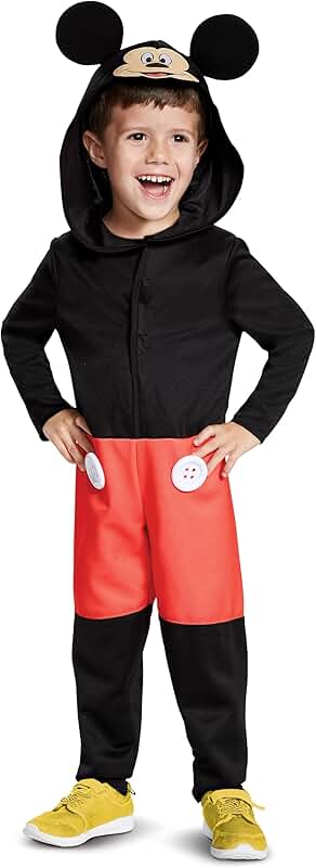 Toddler Boys' Mickey Mouse Costume, Red, Size 2T