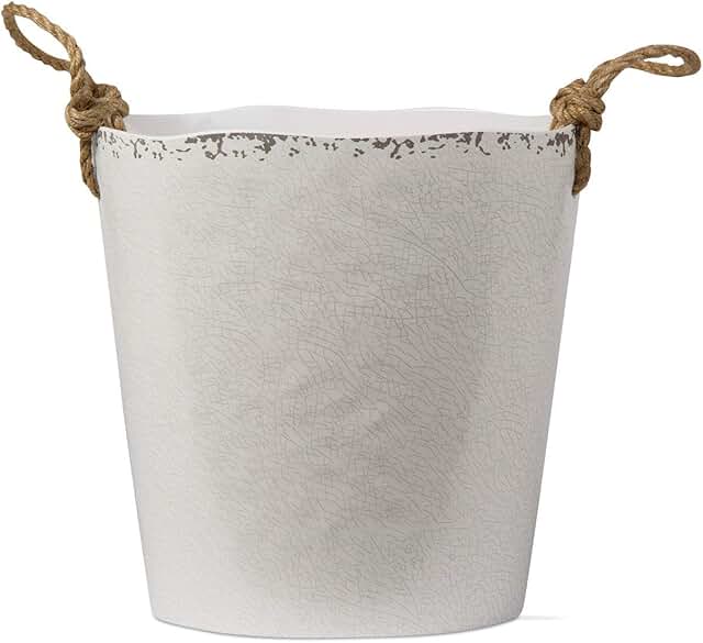 Wavy Edge Melamine Dinnerware and Wine Bucket