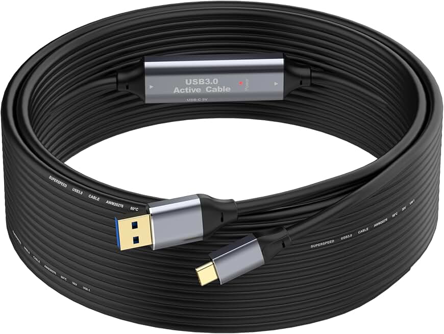 50FT USB to USB C Cable with Signal Boosters