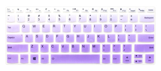 Purple keyboard cover for 14-inch 2-in-1 laptops