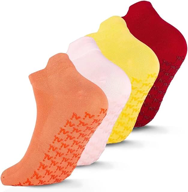 Women’s Anti-Skid Yoga Socks with Gripper Gel