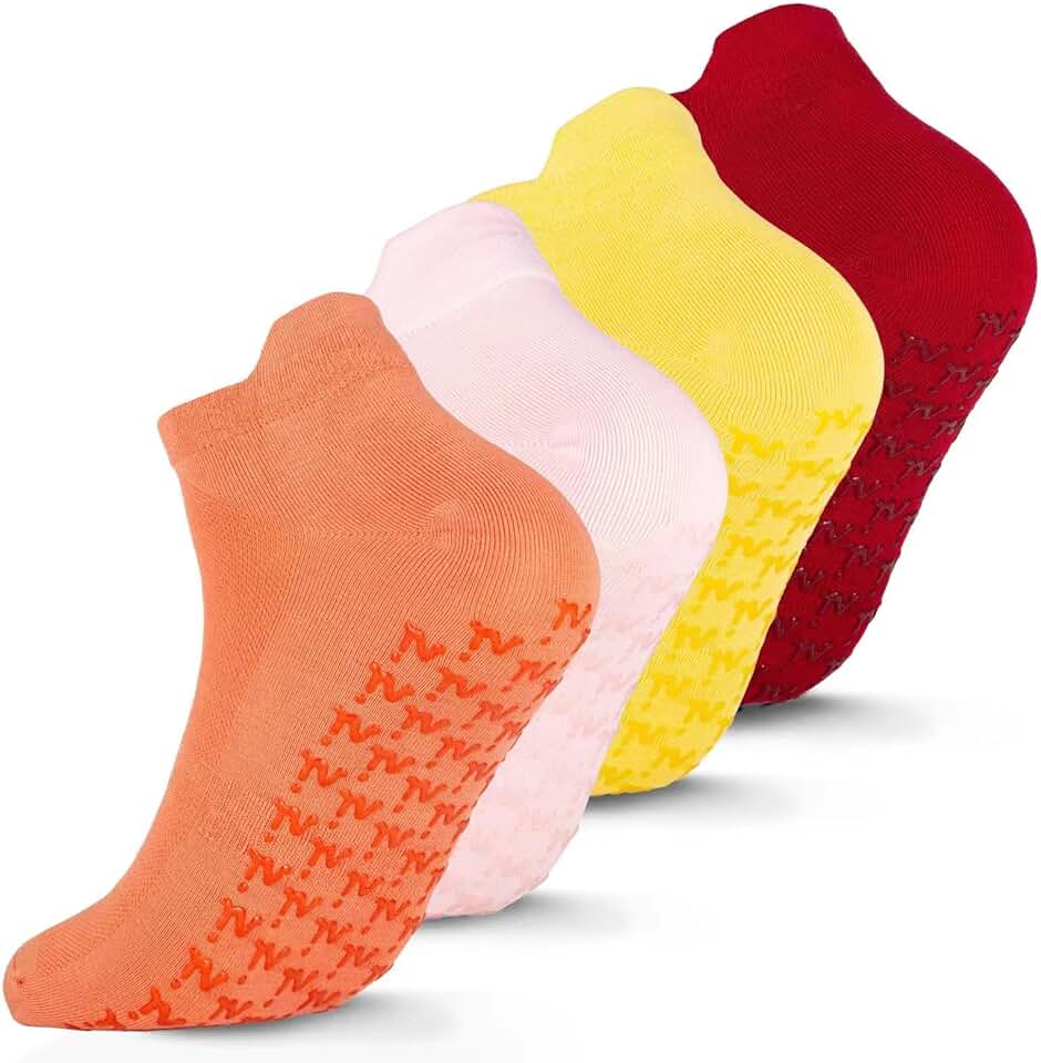 Women’s Anti-Skid Yoga Socks with Gripper Gel
