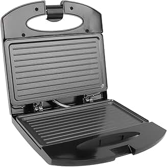 Electric Sandwich Press with Nonstick Plates