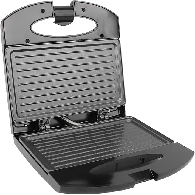 Electric Sandwich Press with Nonstick Plates