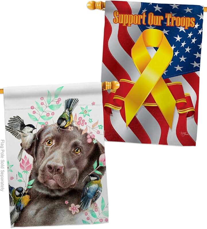 Dog and Puppy Play Flag for Garden or Yard