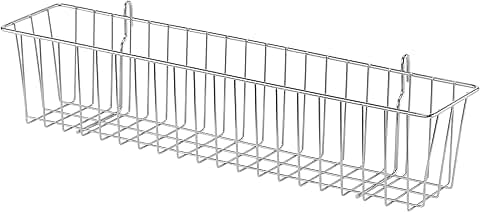 EcoStorage 21-Inch Metal Hanging Basket, 2-Pack