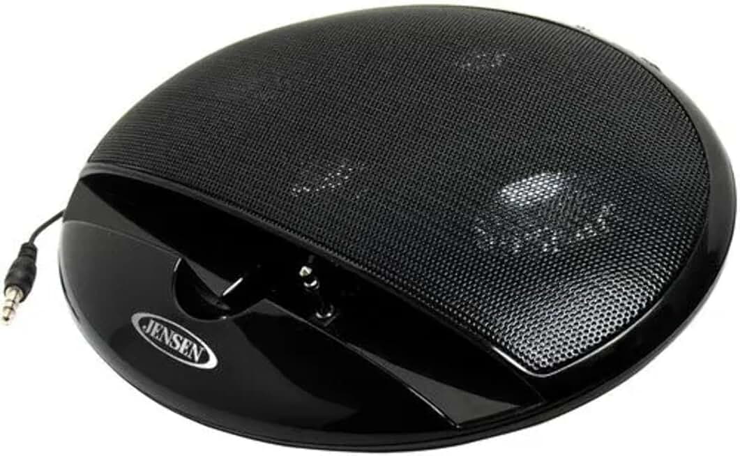 Portable stereo speaker for mobile devices