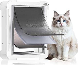3-Flap Steel Cat and Dog Door with Lock
