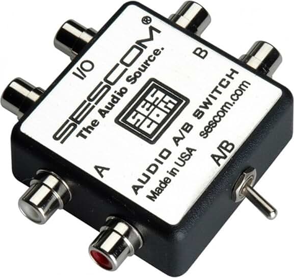 Stereo RCA Audio A/B Switch