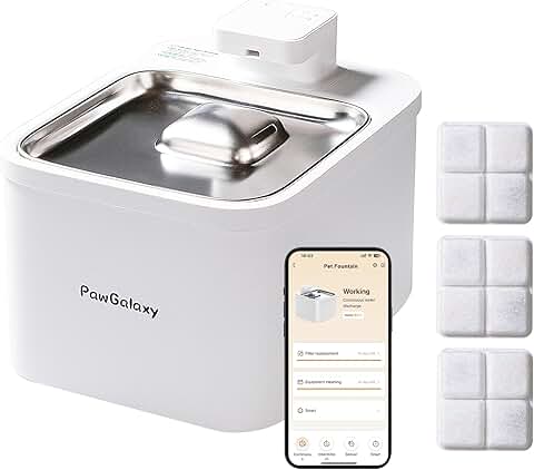 4L Cat and Dog Water Fountain with App Monitoring