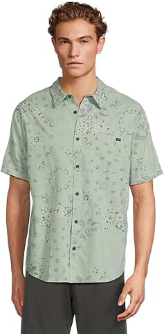 Men's Classic Woven Short Sleeve Shirt